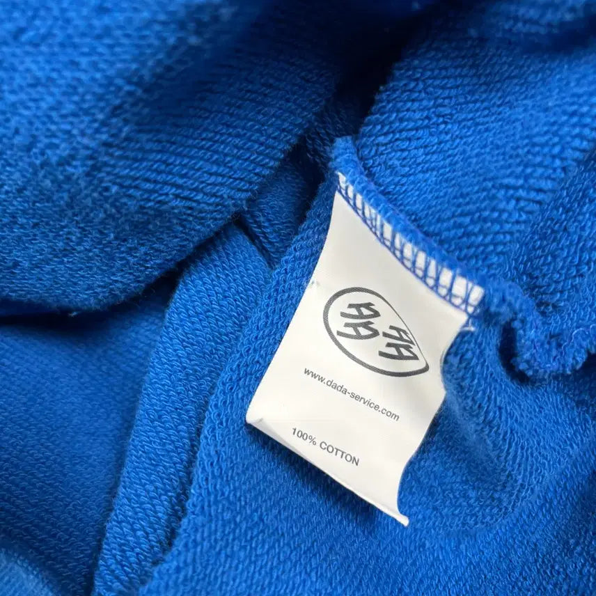 [BUNJANG] DADA Blue Hoodie / 다다 블루컬러 후드티