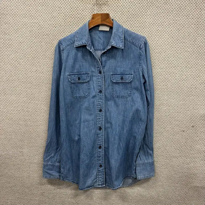 [BUNJANG] Beanpole Denim Shirt (Size 85) / 빈폴 데님 셔츠 85 D00077