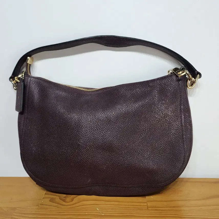 [BUNJANG] Coach Erin Hobo Shoulder Bag Burgundy / 코치 COACH 에린 숄더백 호보백 가방 버건디
