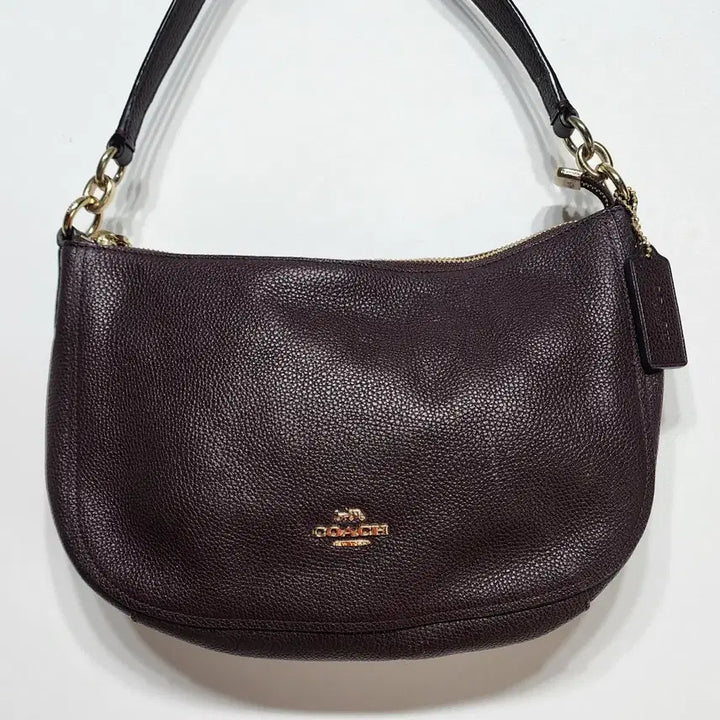 [BUNJANG] Coach Erin Hobo Shoulder Bag Burgundy / 코치 COACH 에린 숄더백 호보백 가방 버건디