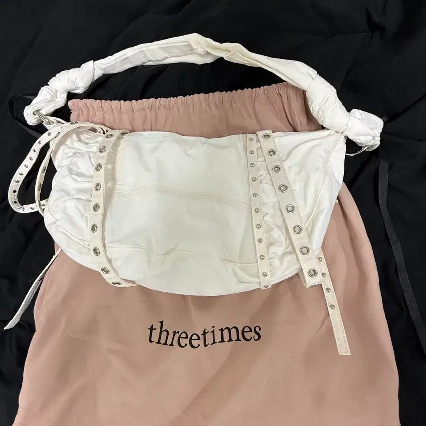 [BUNJANG] 3 Times Tape Bag White / 쓰리타임즈 테이프 백 화이트 tape bag