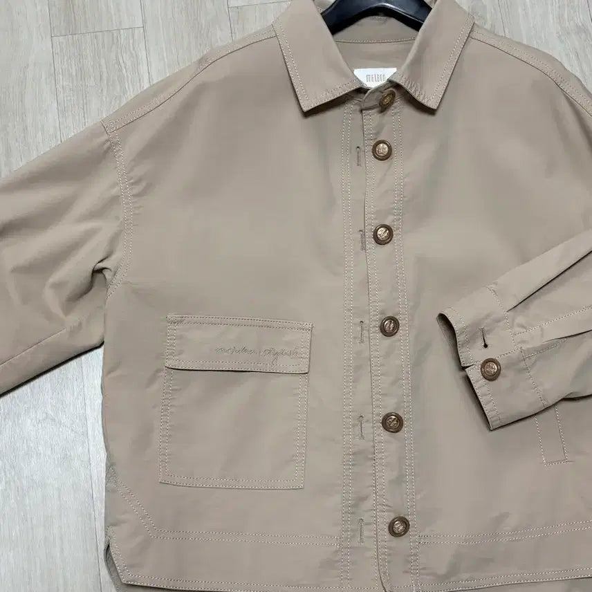 [BUNJANG] Melborne Beige Jacket (Free Size) / 멜본 베이지색 프리사이즈 (90-100)자켓