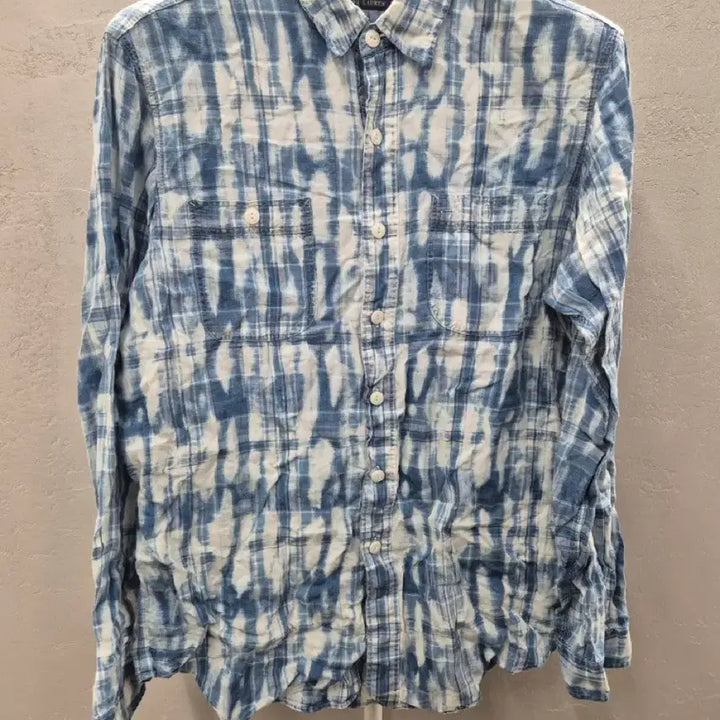 [BUNJANG] Polo Ralph Lauren Tie-Dye Shirt / 폴로 랄프로렌 타이 다이 셔츠 블루 M