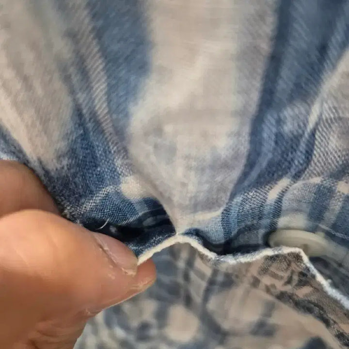 [BUNJANG] Polo Ralph Lauren Tie-Dye Shirt / 폴로 랄프로렌 타이 다이 셔츠 블루 M