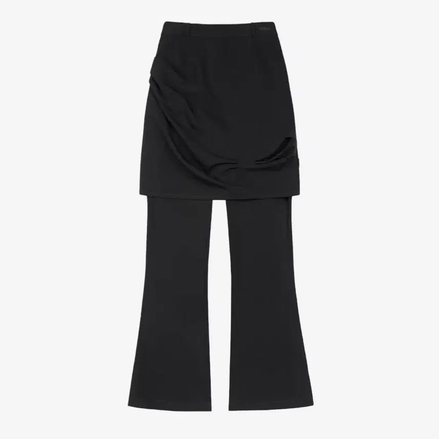 [BUNJANG] Odd Studio Drape Midi Skirt Pants Set Black / 오드스튜디오 드레이프 미디 스커트 팬츠 세트 블랙