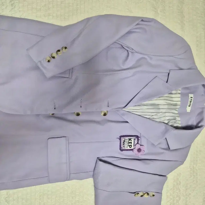 [BUNJANG] Purple Coordinate Set (Jacket Vest Cardigan Tennis Skirt) / 보라 코디 세트 (자켓 조끼가디건 테니스스커트)