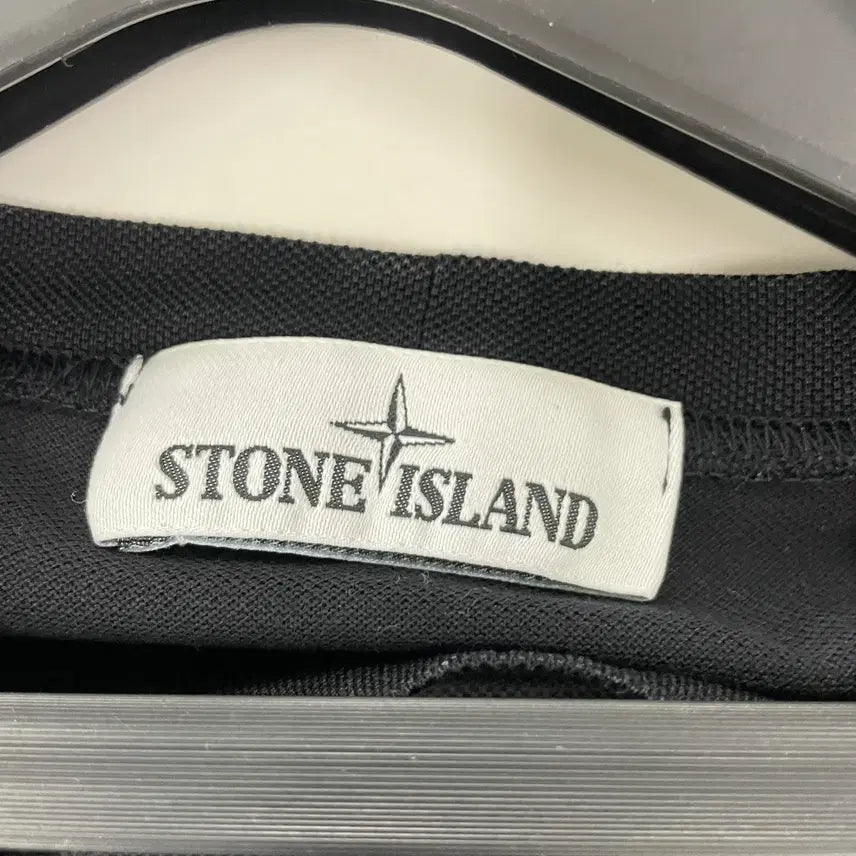 [BUNJANG] Stone Island XL Black Cotton Patch T-shirt / 스톤 아일랜드 xl 와펜 패치 블랙 코튼 반팔 저지 티셔츠