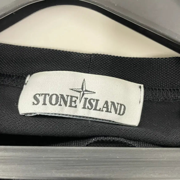 [BUNJANG] Stone Island XL Black Cotton Patch T-shirt / 스톤 아일랜드 xl 와펜 패치 블랙 코튼 반팔 저지 티셔츠