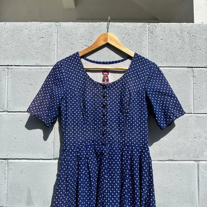 [BUNJANG] Austrian Tyrolean Floral Pattern Dress / 오스트리아 티롤 플라워 패턴 원피스