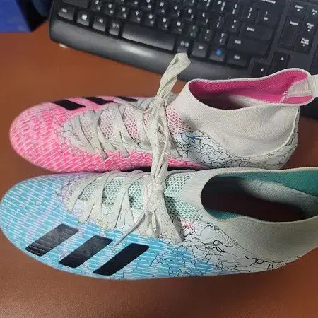 [BUNJANG] Adidas X Unbalanced Soccer Cleats (Pink/Blue) 280mm / 아디다스 X 언발란스 (핑크/블루)축구화 280mm 정리맨