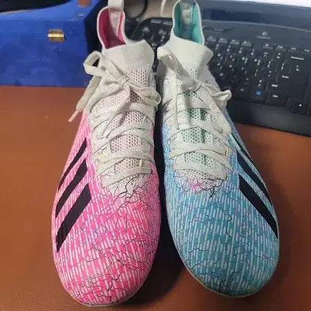 [BUNJANG] Adidas X Unbalanced Soccer Cleats (Pink/Blue) 280mm / 아디다스 X 언발란스 (핑크/블루)축구화 280mm 정리맨