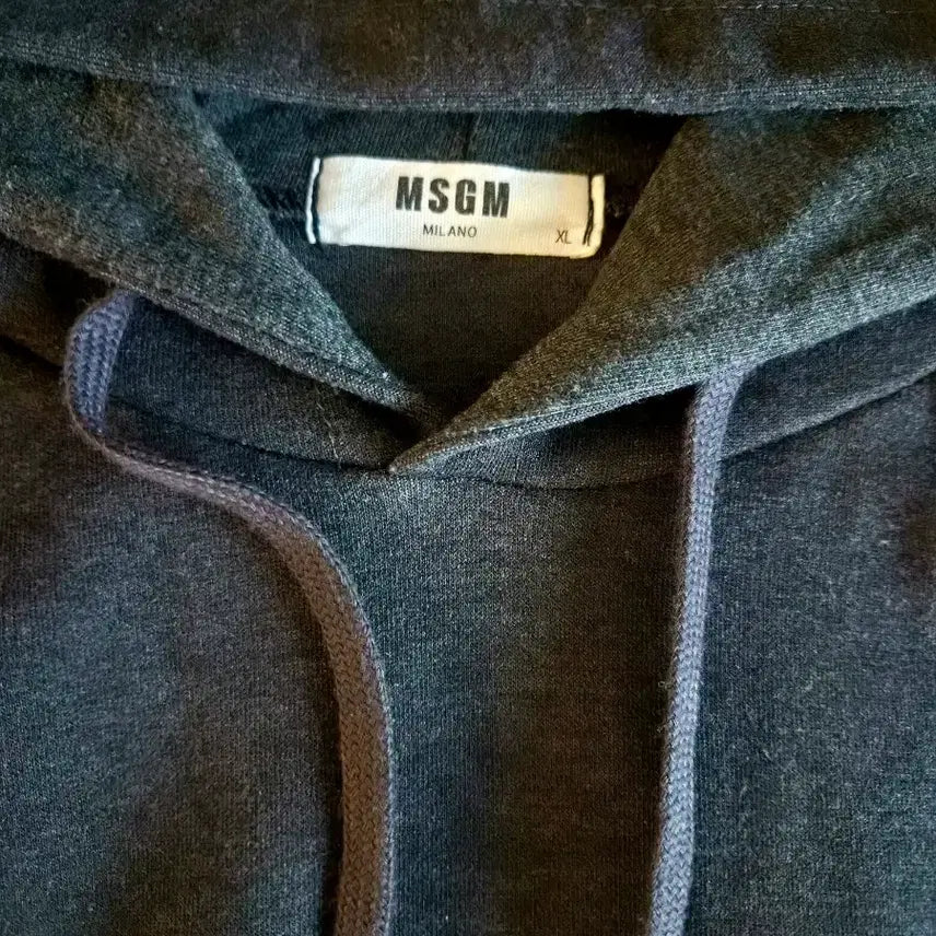 [BUNJANG] MSGM Milano Black Hoodie / MSGM밀라노블랙후드티