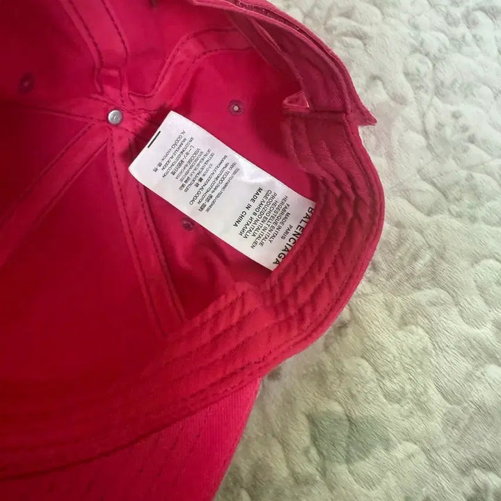 [BUNJANG] Balenciaga Cap Pink Hat / 발렌시아가 볼캡 모자 핑크