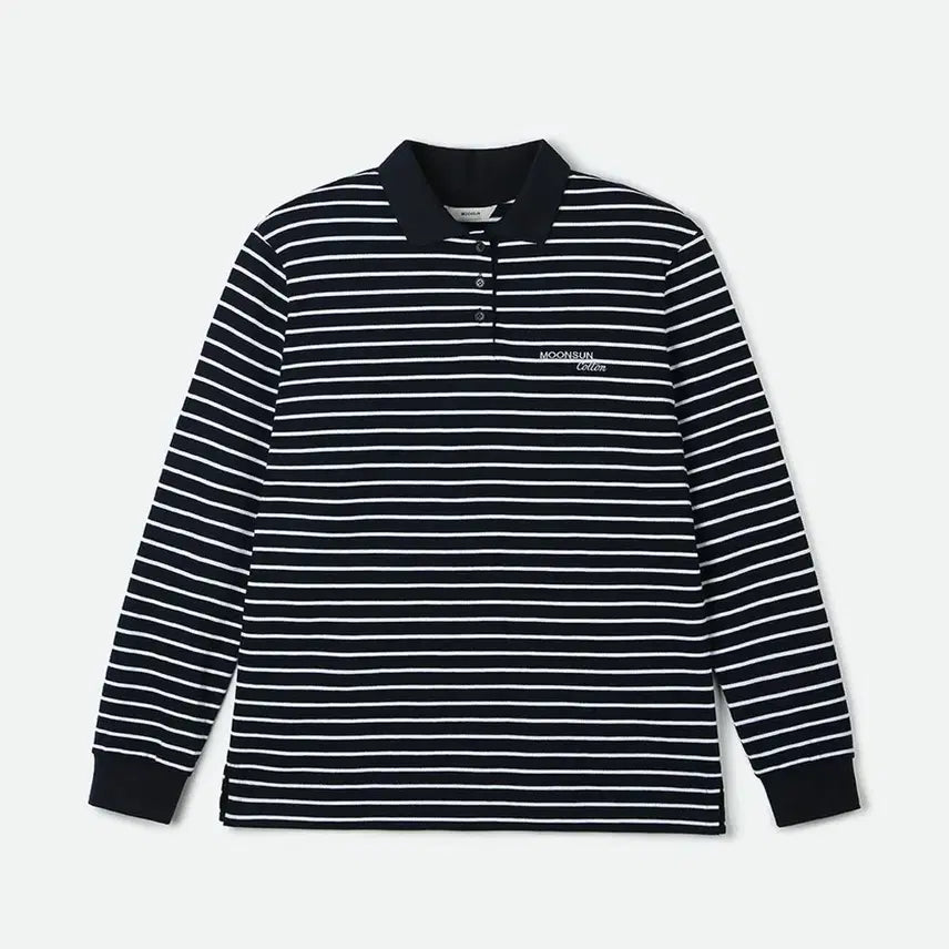 [SOLD OUT] 문선 스트라이프 PK 티셔츠 네이비 S