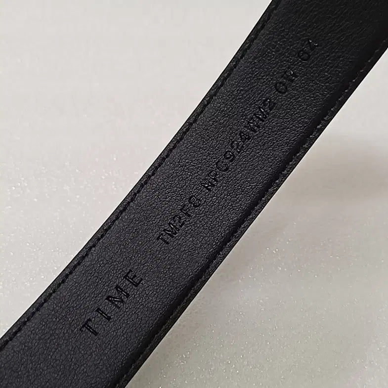 [SOLD OUT] TIME 타임 정장 캐주얼 여성 레더 가죽 벨트 블랙 새것 사랑봉봉