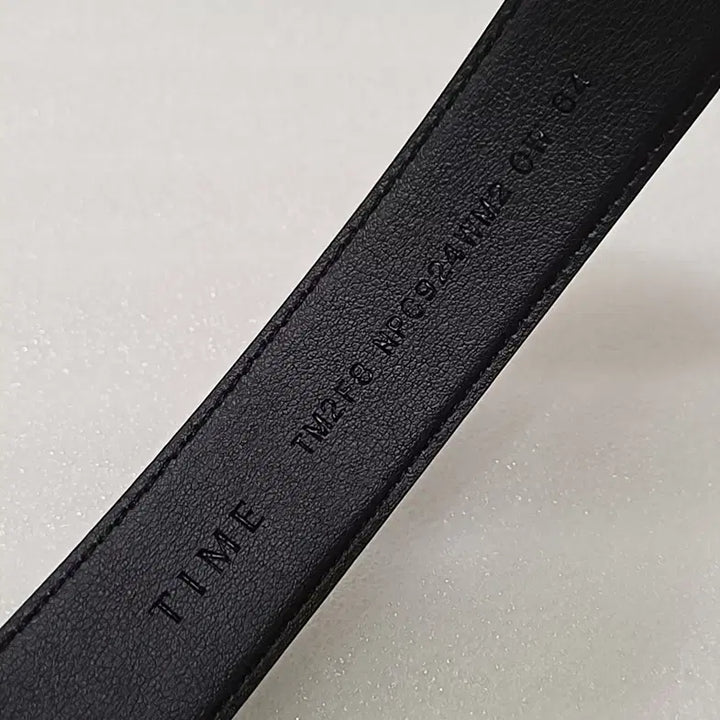 [SOLD OUT] TIME 타임 정장 캐주얼 여성 레더 가죽 벨트 블랙 새것 사랑봉봉