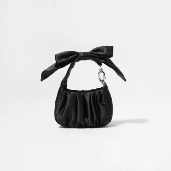 [BUNJANG] And Other Stories Satin Ribbon Nano Bag Black / (새상품)앤아더스토리즈 새틴 리본 나노백 블랙