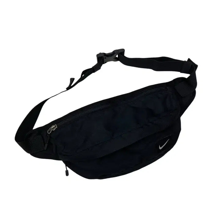 [BUNJANG] Nike Black Waist Bag / 나이키 블랙 힙색 웨이스트백