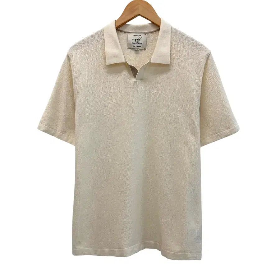 [BUNJANG] Henry Cotton Knit Short Sleeve Shirt / 헨리코튼 니트 반팔