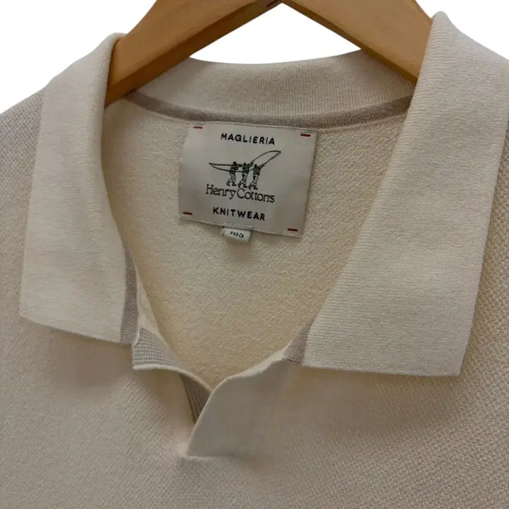 [BUNJANG] Henry Cotton Knit Short Sleeve Shirt / 헨리코튼 니트 반팔