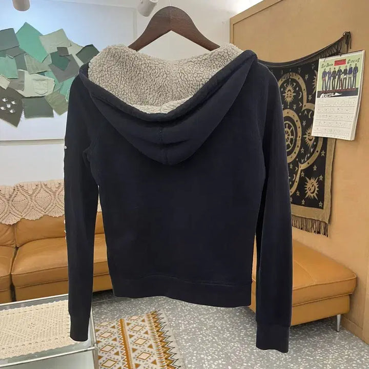 [BUNJANG] Abercrombie Y2K Vintage Fitted Button Hooded Zip-up XL / 아베크롬비 Y2K 빈티지 대장급 딱붙핏 버튼 후드집업 XL C11057
