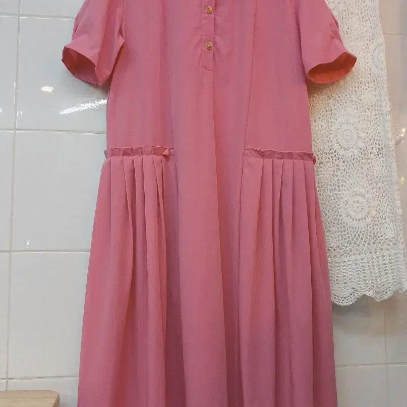 [SOLD OUT] 르피타 스판 반팔 롱 원피스 M~L