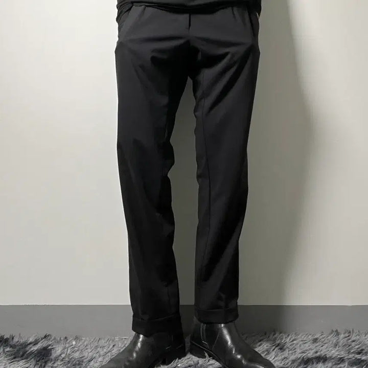 [BUNJANG] D&amp;G Dolce&amp;Gabbana Black Virgin Wool Slacks Pants / D&amp;G 돌체앤가바나 블랙 버진울 슬랙스 팬츠 50
