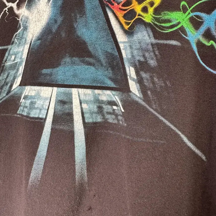 [BUNJANG] Pink Floyd Rock Band Printed T-Shirt / [90-95]핑크 플로이드 락밴드 프린팅 티셔츠