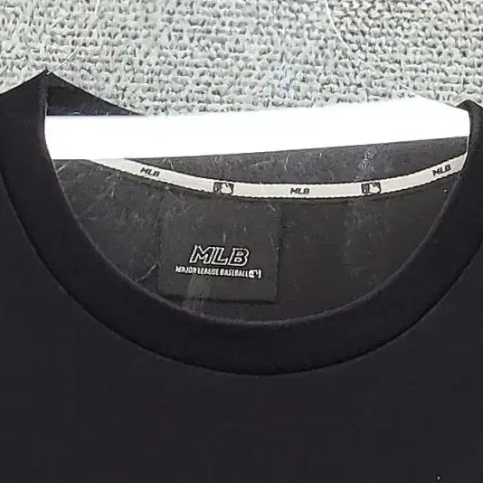 [BUNJANG] MLB Yankees Black Logo T-shirt / 엠엘비 블랙 로고 반팔티 85