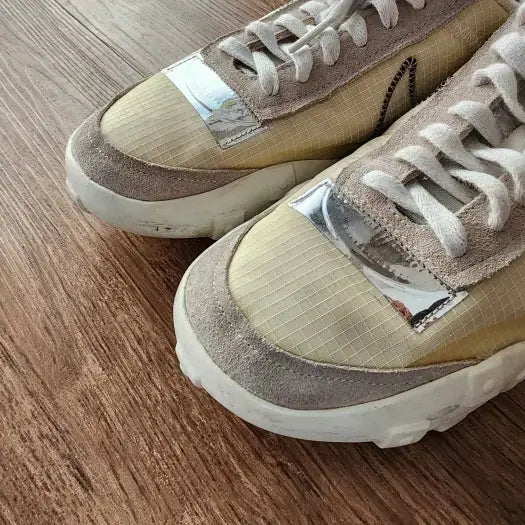 [BUNJANG] Nike Waffle Racer 2X Summit White Bolt Sneakers (265) / 나이키 와플레이서 2X 써밋화이트 볼트 DC4467-100(265)