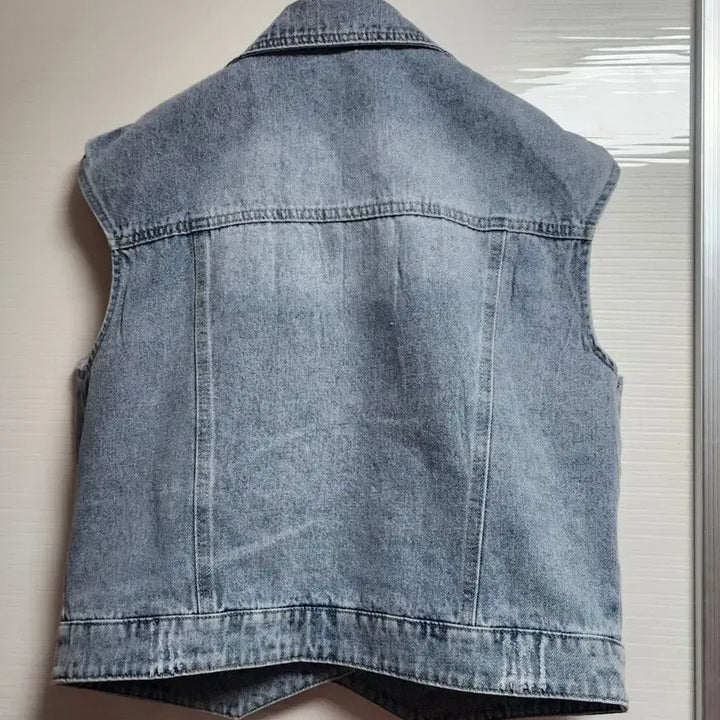 [BUNJANG] Butterfly Denim Vest / 나비 데님 조끼 청베스트