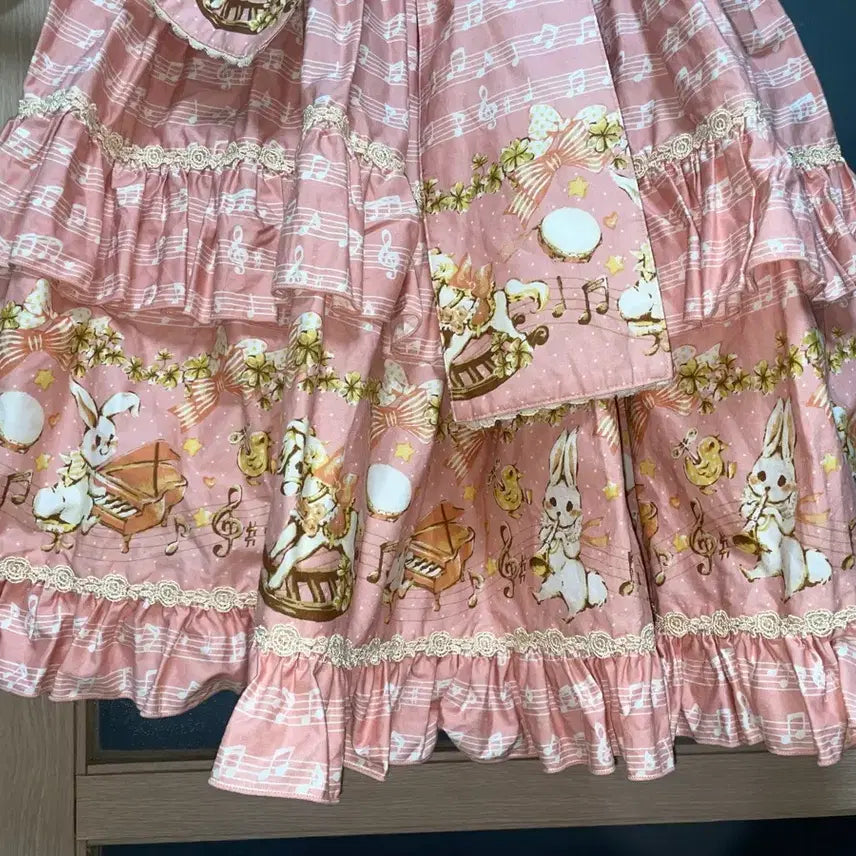 [BUNJANG] Bodyline Note Rabbit Lolita JSK / 바디라인 음표토끼 로리타 점스카 jsk