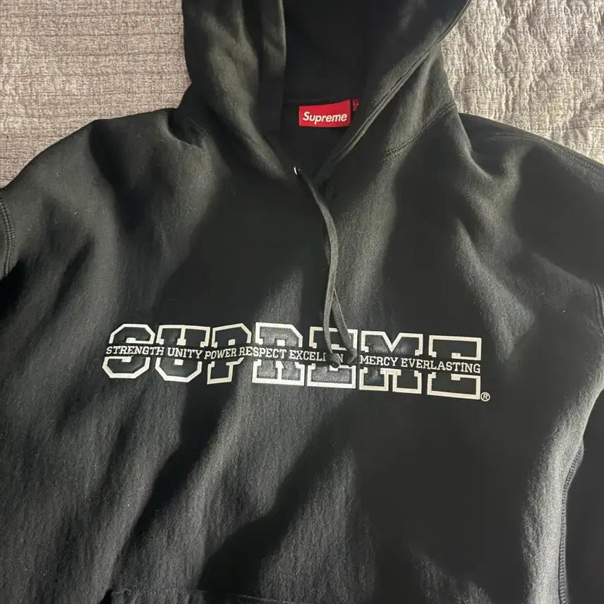 [BUNJANG] Supreme Collegiate Acronym Hoodie XL / 슈프림 컬리지에이트 아크로님 후드 XL