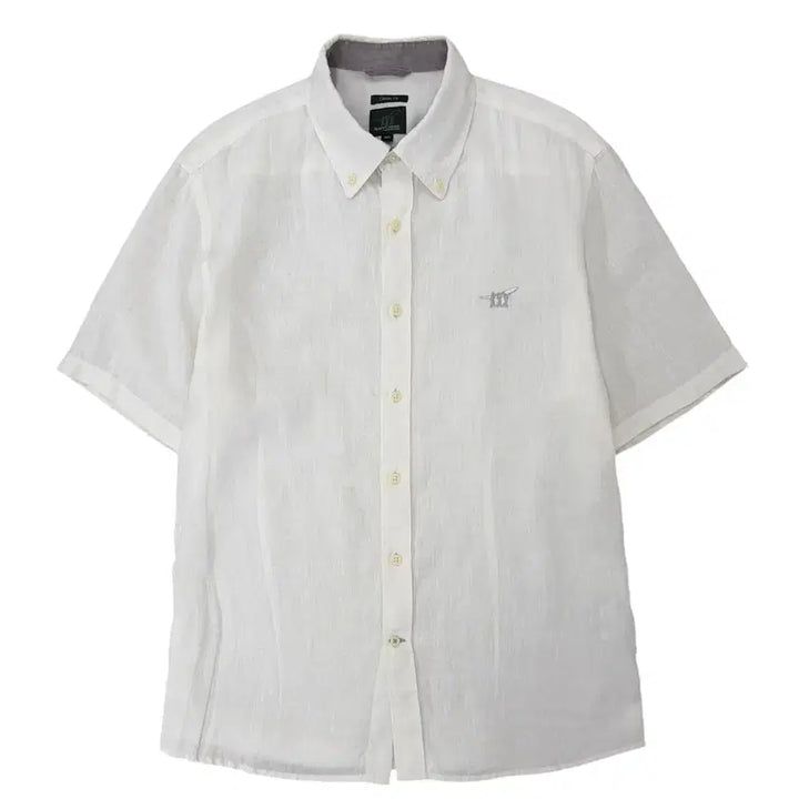 [BUNJANG] Henry Cotton Linen Short Sleeve Shirt / 헨리코튼 린넨 반팔셔츠