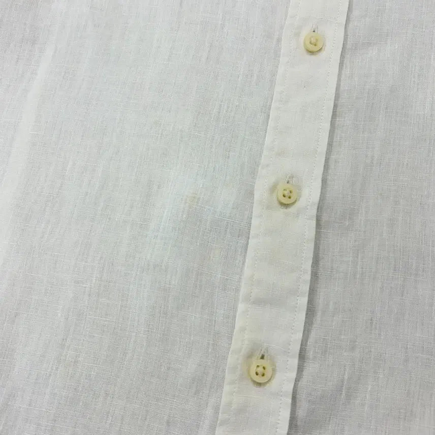 [BUNJANG] Henry Cotton Linen Short Sleeve Shirt / 헨리코튼 린넨 반팔셔츠
