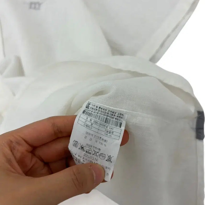 [BUNJANG] Henry Cotton Linen Short Sleeve Shirt / 헨리코튼 린넨 반팔셔츠