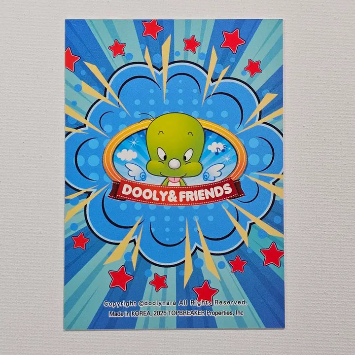 [BUNJANG] Dooly the Little Dinosaur 40th Anniversary Card Gold Crack 1/1 / 아기공룡둘리 40주년 카드 고양이 골드크랙 1/1