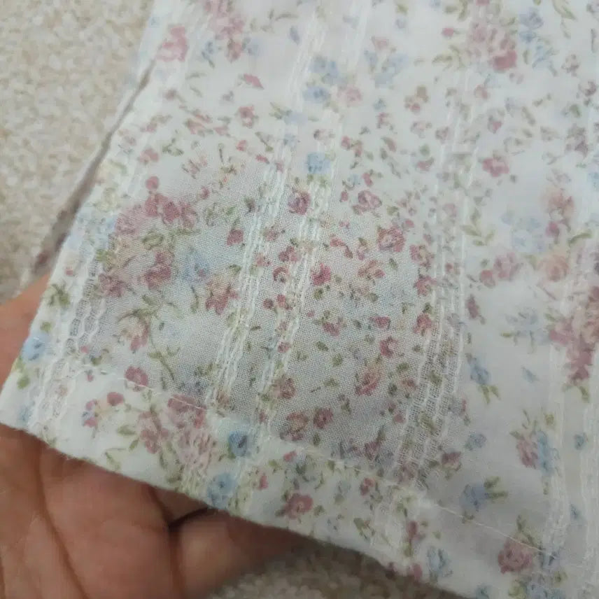 [BUNJANG] ABEND Vintage Floral 7-Part Cotton Blouse / (9/55)일본 ABEND 여성 7부 코튼 블라우스 플라워