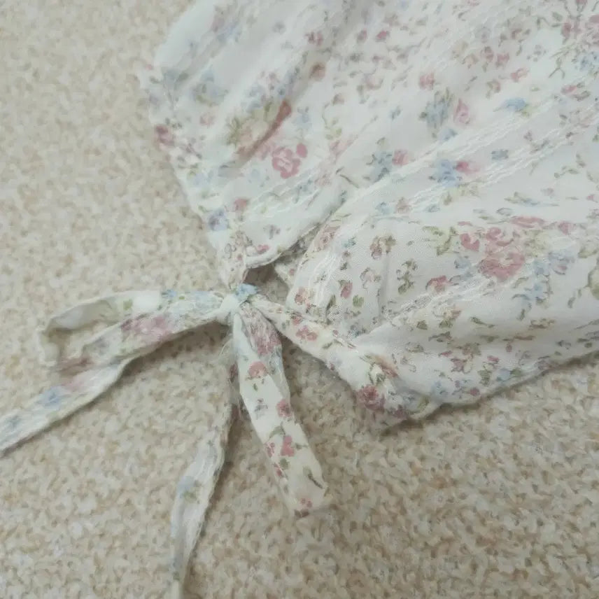 [BUNJANG] ABEND Vintage Floral 7-Part Cotton Blouse / (9/55)일본 ABEND 여성 7부 코튼 블라우스 플라워