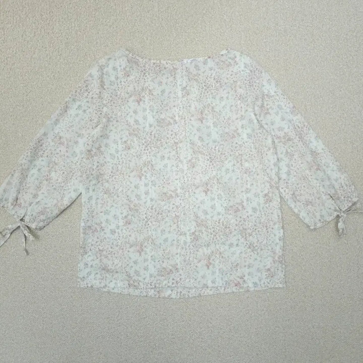 [BUNJANG] ABEND Vintage Floral 7-Part Cotton Blouse / (9/55)일본 ABEND 여성 7부 코튼 블라우스 플라워