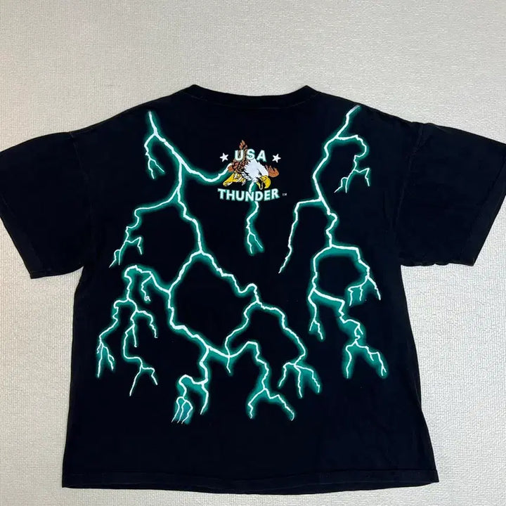 [BUNJANG] USA Thunder Yellowstone Indian Print T-Shirt / 90s USA썬더 인디언 옐로우스톤 티셔츠 XL사이즈