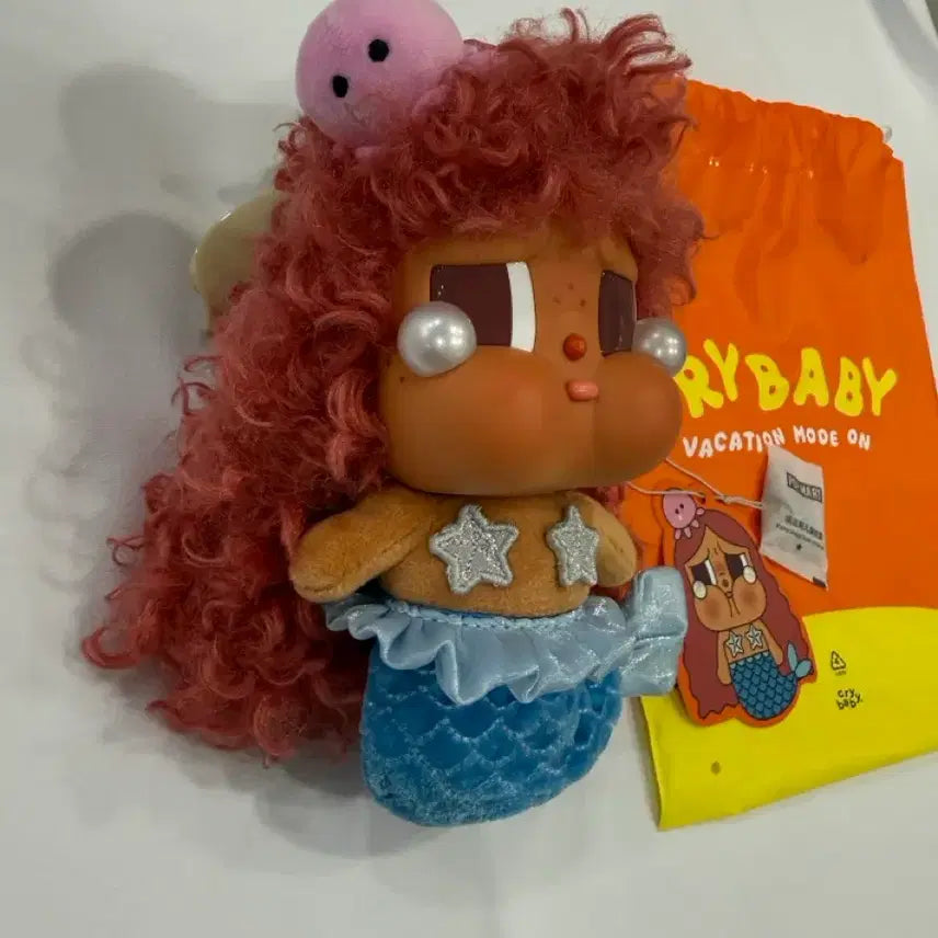 [BUNJANG] Popmart Crybaby Mermaid Tears Figure / 팝마트 여름 휴가 크라이베이비 인어공주 아기 인어의 눈물