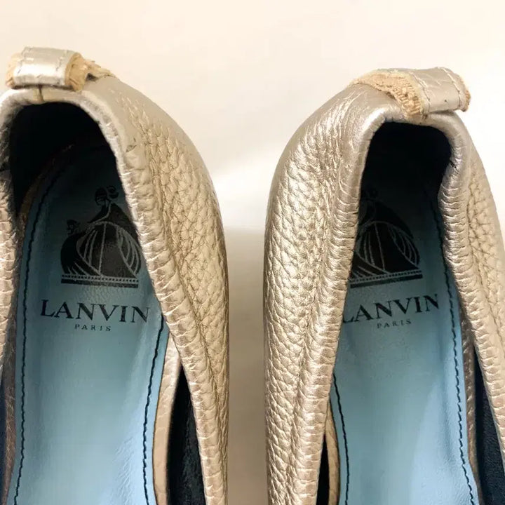 [BUNJANG] LANVIN Paris Silver Pumps / [EU37] 랑방 LANVIN Paris 실버 펌프스