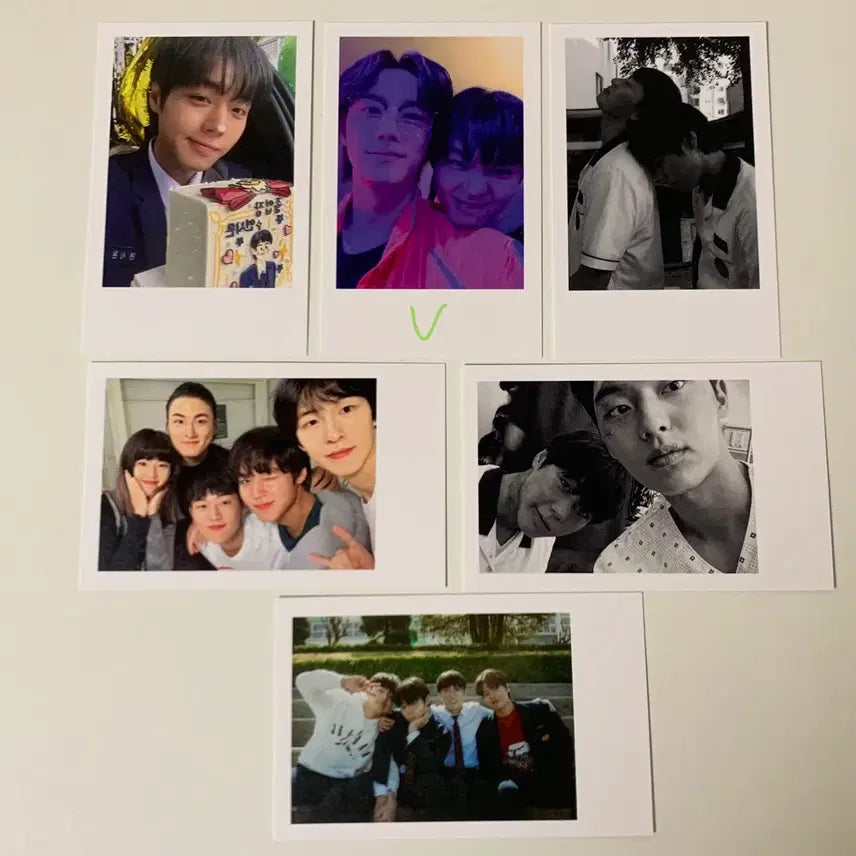[BUNJANG] Weak Hero Class 1 &amp; 2 Unofficial Polaroids / 약한영웅 클원 클투 비공굿 폴라 굿즈