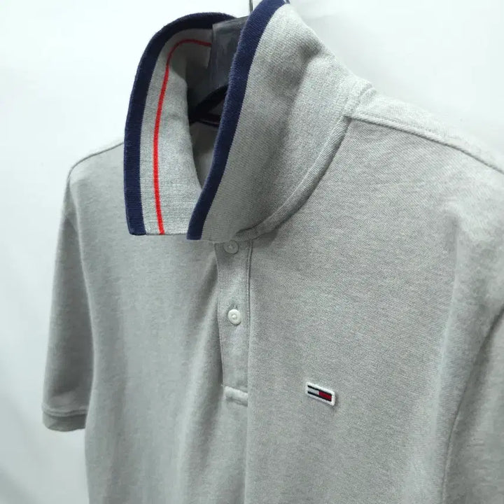[BUNJANG] Tommy Jeans Mini Logo Polo Shirt (95-100) / 타미진스 코튼스판 미니로고 카라반팔 (95~100)