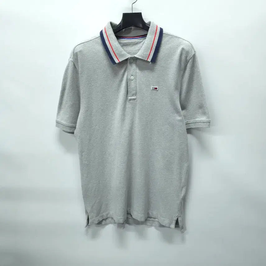 [BUNJANG] Tommy Jeans Mini Logo Polo Shirt (95-100) / 타미진스 코튼스판 미니로고 카라반팔 (95~100)