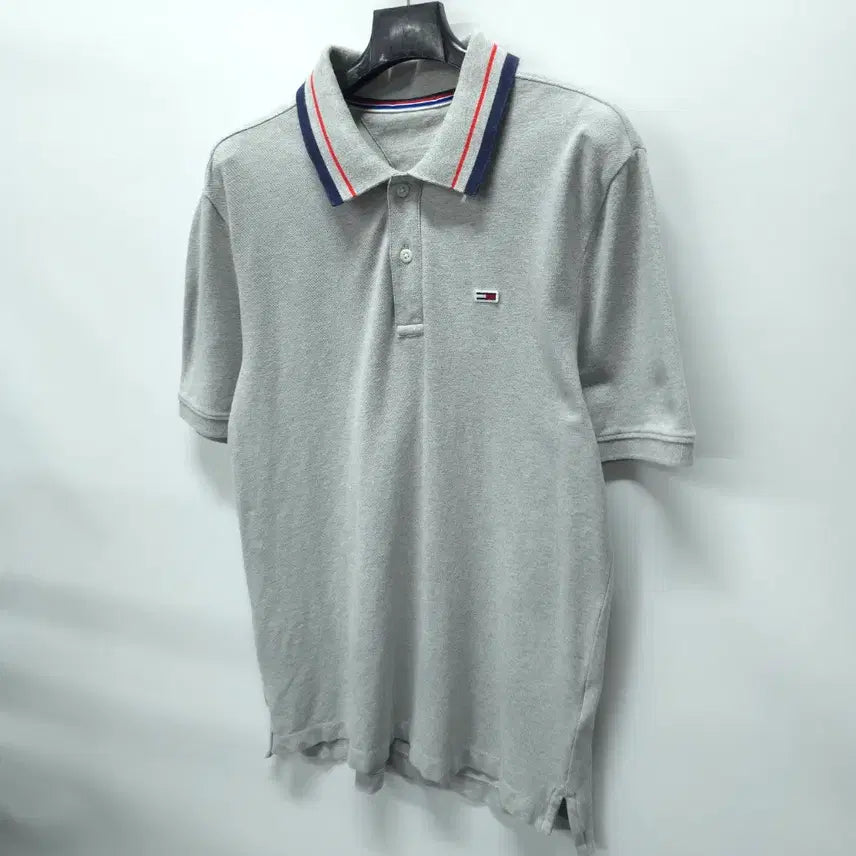 [BUNJANG] Tommy Jeans Mini Logo Polo Shirt (95-100) / 타미진스 코튼스판 미니로고 카라반팔 (95~100)