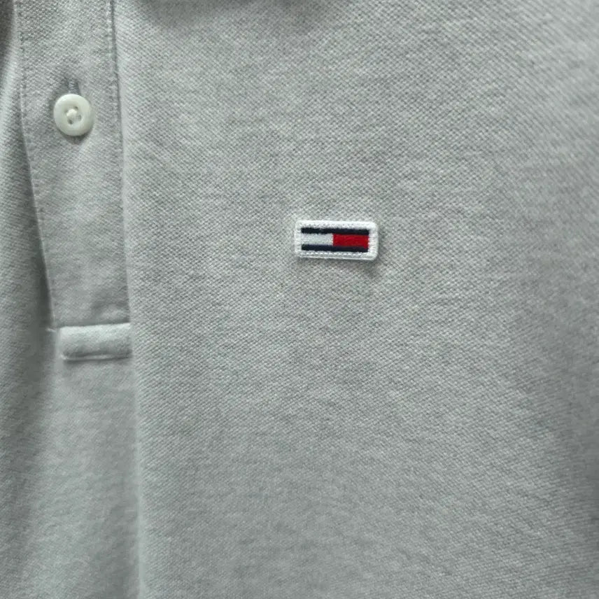 [BUNJANG] Tommy Jeans Mini Logo Polo Shirt (95-100) / 타미진스 코튼스판 미니로고 카라반팔 (95~100)