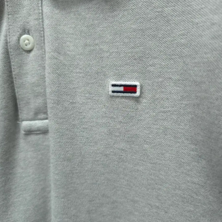 [BUNJANG] Tommy Jeans Mini Logo Polo Shirt (95-100) / 타미진스 코튼스판 미니로고 카라반팔 (95~100)