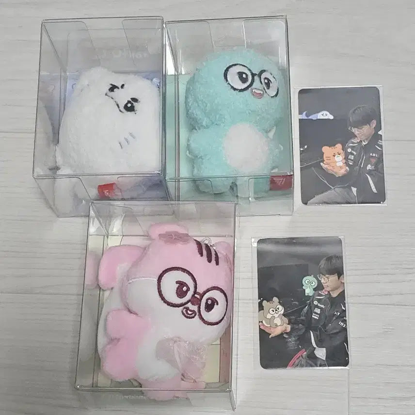 [BUNJANG] T1 Doran Animal Friends Doran Doll Keychain Bundle Set / [일괄/급처] 도란 벚꽃 애니멀프렌즈 도란 오너 만우절 인형 키링 양도